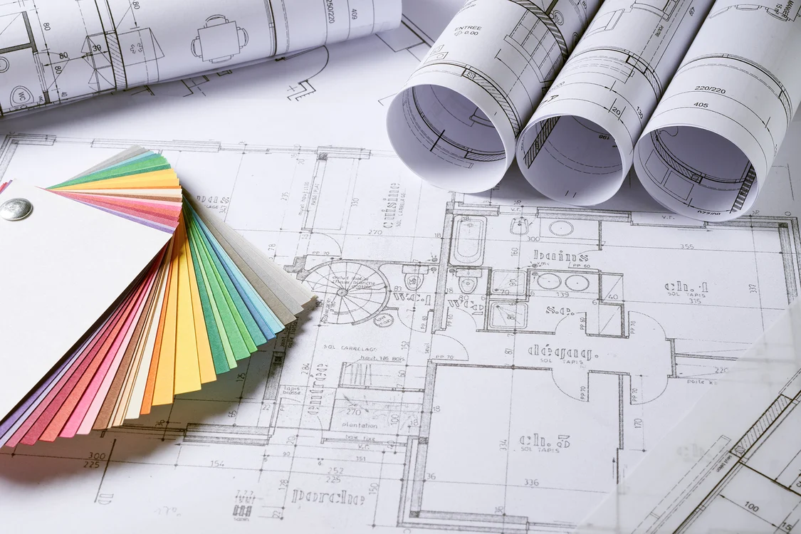 A1 architectural plan print produced by PCR Print in Lisburn