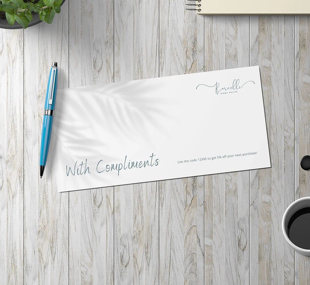 Compliment Slips printed by PCR Print in Lisburn