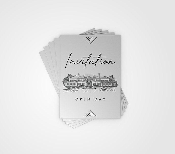 A6 Invitations printed by PCR Print in Lisburn