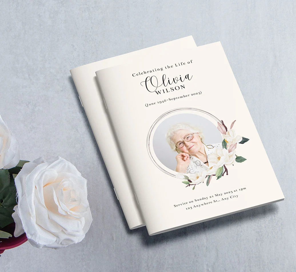 Funeral Order of Service printed by PCR Print in Lisburn