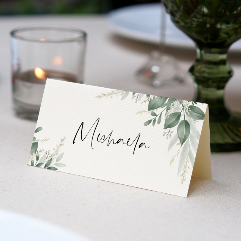 Place Name Cards printed by PCR Print in Lisburn