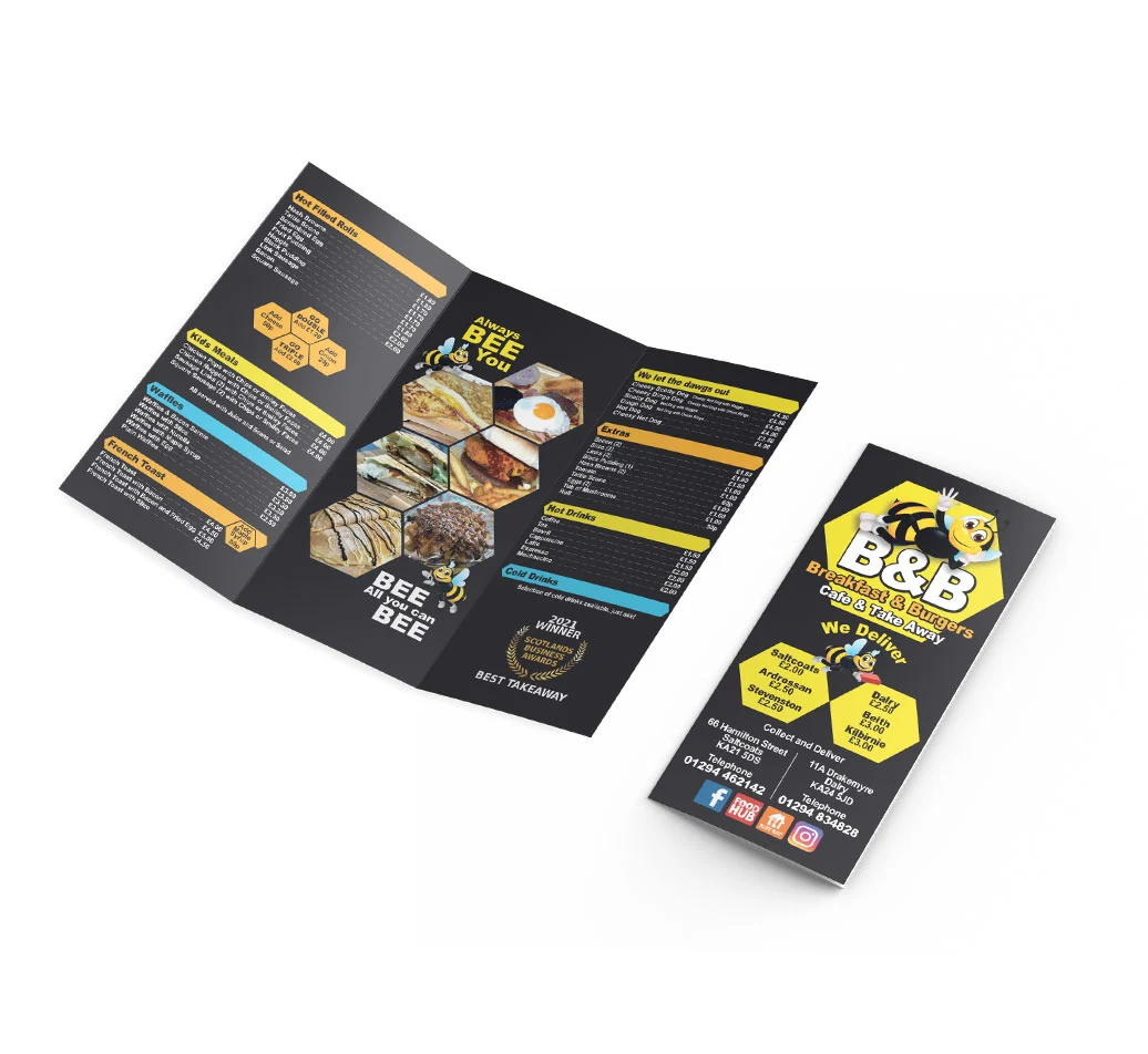 Tri-Fold / C-Fold Leaflets printed by PCR Print in Lisburn